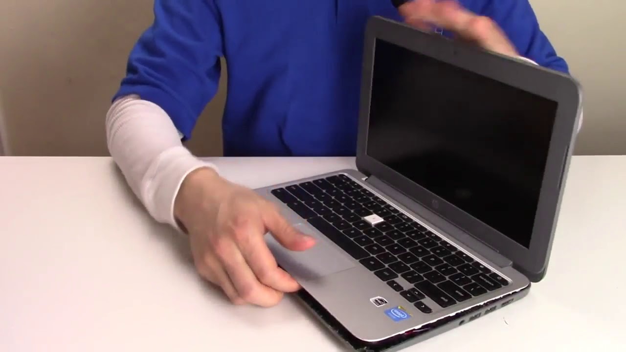 Как заменить аккумулятор — ноутбук HP Chromebook