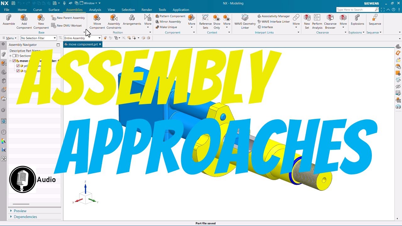Assembly Approaches | NX Assembly | New Assembly in NX | #nxtutorials | NX CAD | Cad2liv