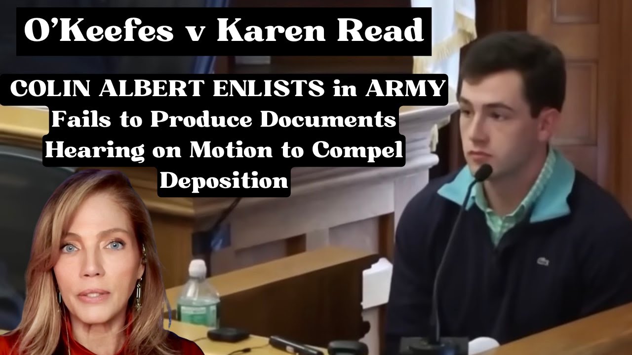 COLIN ALBERT Enlists in Army After Refusing to Produce Comms: Karen Read Motion  Hearing 6/17/26