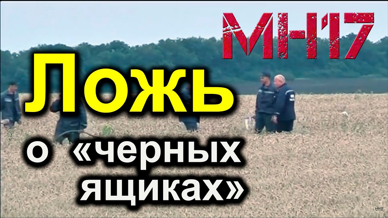 MH17 : Видео нахождения &laquo;черных ящиков&raquo; сбитого Боинга &ndash; ложь