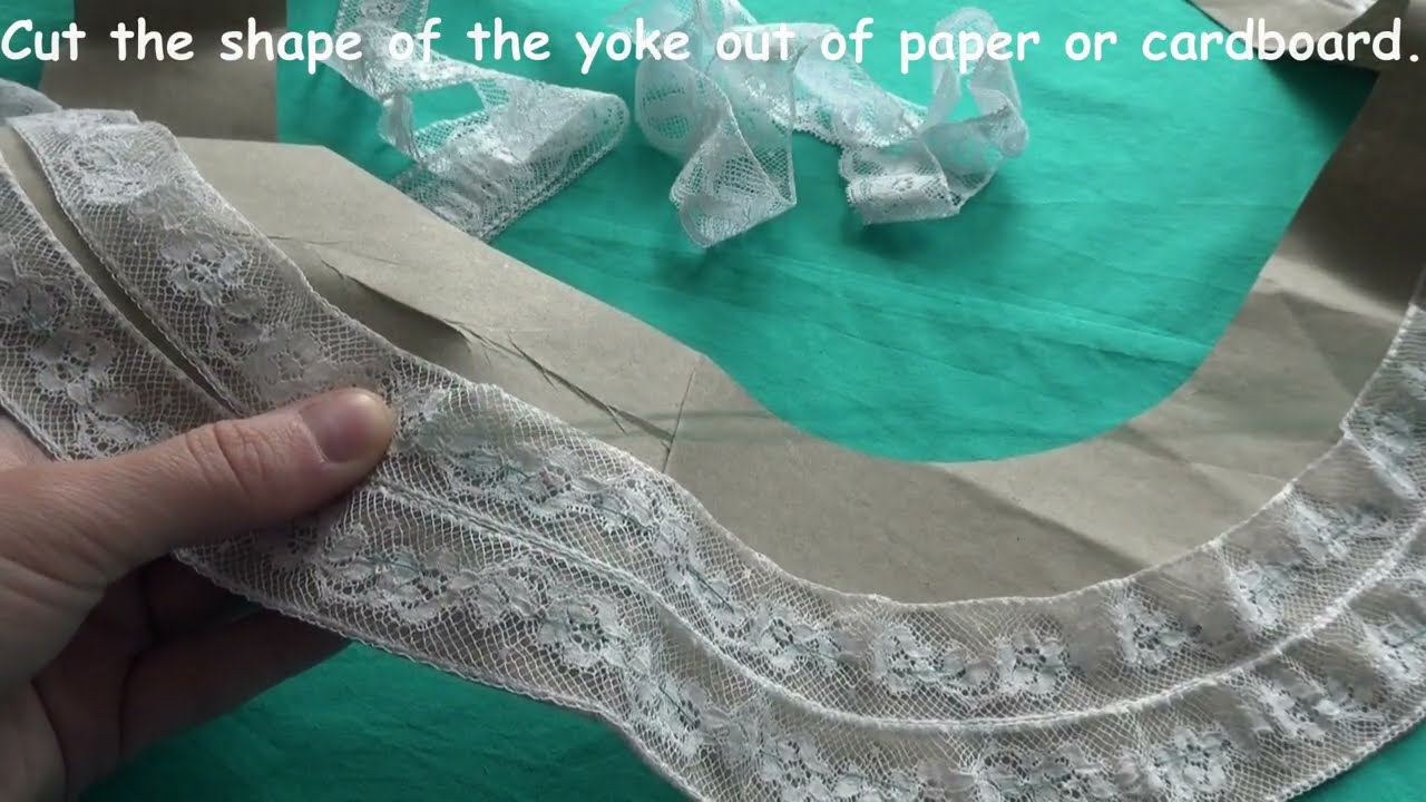 How To Make An Edwardian Lace Yoke - Historical Sewing