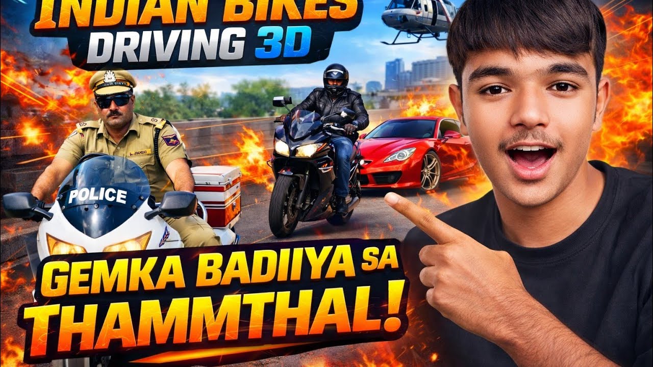 🔴 Indian Bike Driving 3D New Update Live | Police Chase & KTM Ride 😱