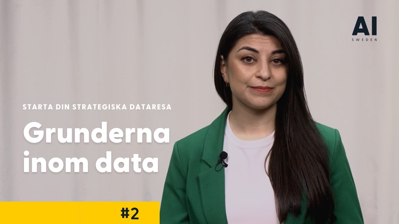 2. Grunderna inom data | Starta din strategiska dataresa