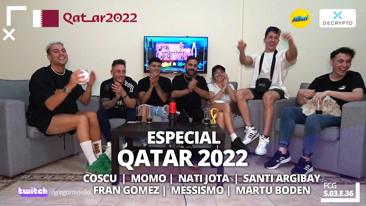 FERNÉ CON GREGO ESPECIAL MUNDIAL DESDE QATAR | Coscu, Momo, Nati Jota, Fran Gomez, Messismo y más