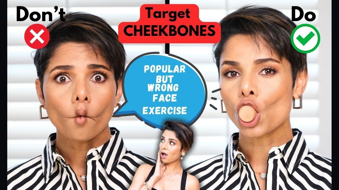 3 Face Exercises to Get High Set CHEEKBONES⚠️ STOP the Fish Face Exercise