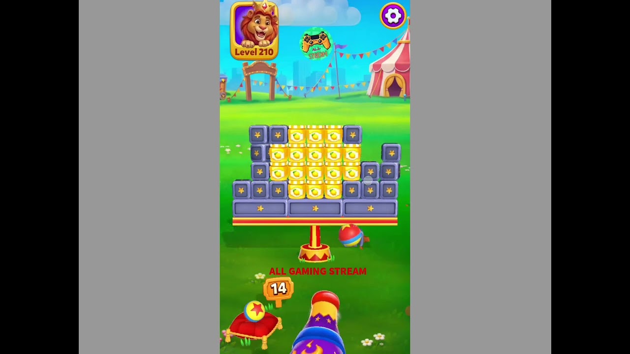Carnival knockdown Level 210 Gameplay 
