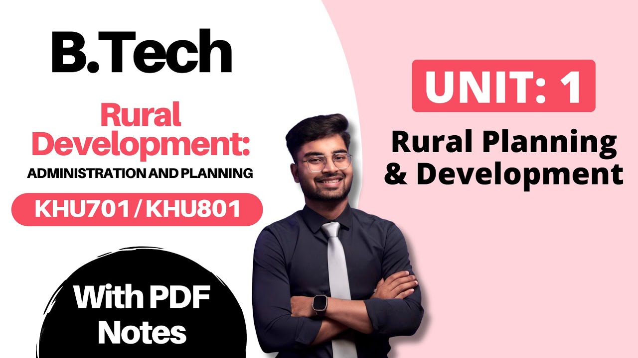 Rural Development Administration and Planning AKTU Unit 1 | FREE PDF Notes Download (KHU701/KHU801)