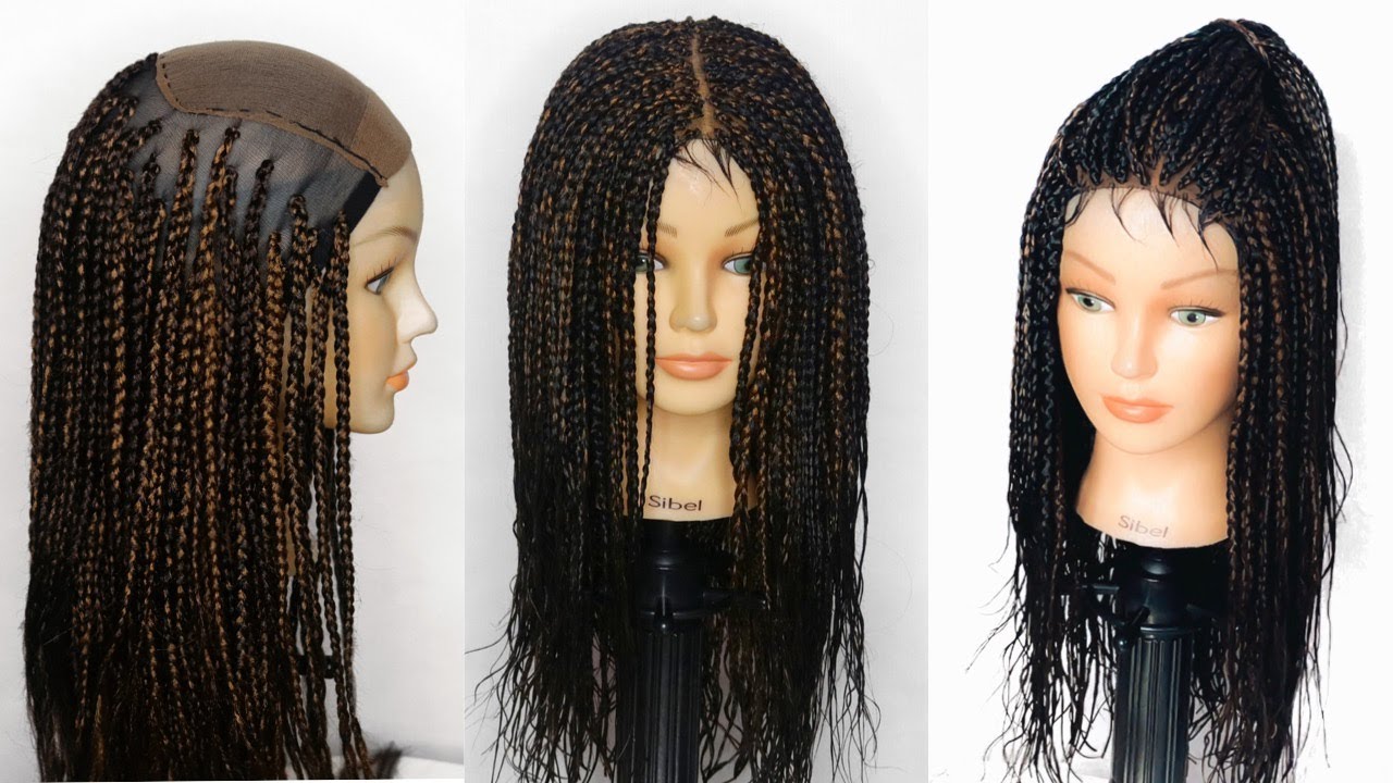DIY BRAIDED WIG WITHOUT LACE CLOSURE | Feathers Box Braid wig