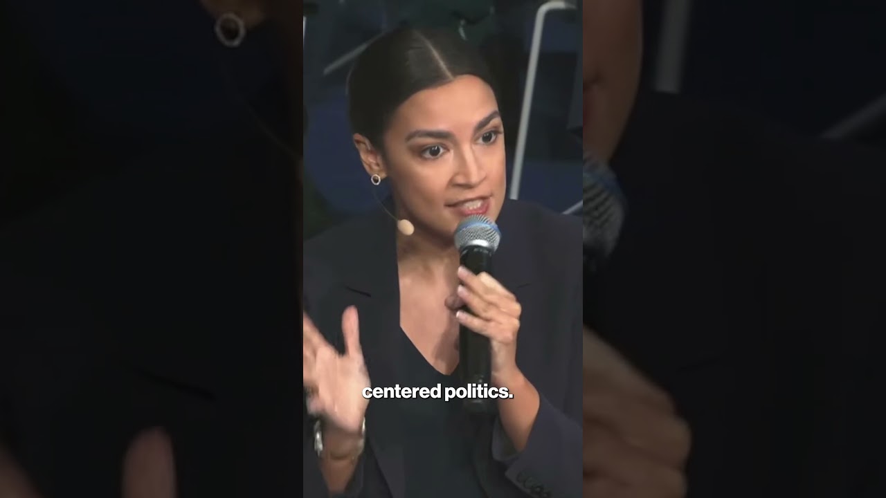 AOC Laughs, Not Denying 2028 White House Ambitions When Asked at Munich Security Conference #shorts