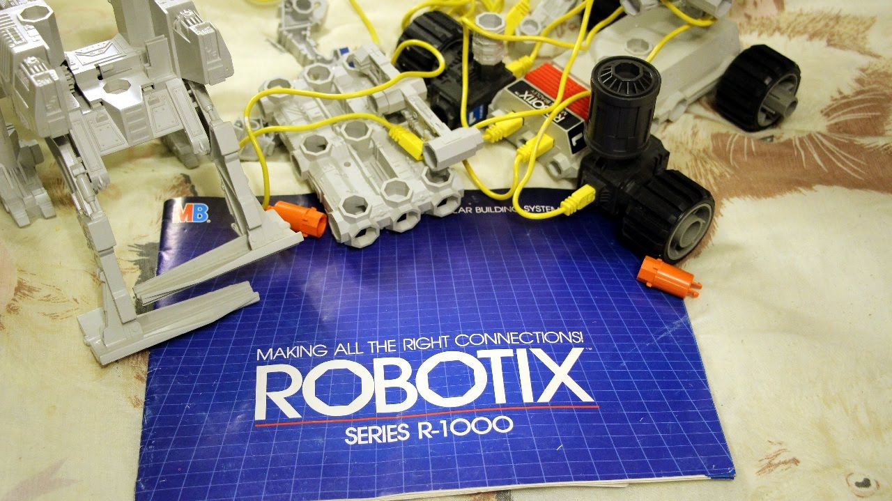 1984 ROBOTIX R-1000 construction kit review