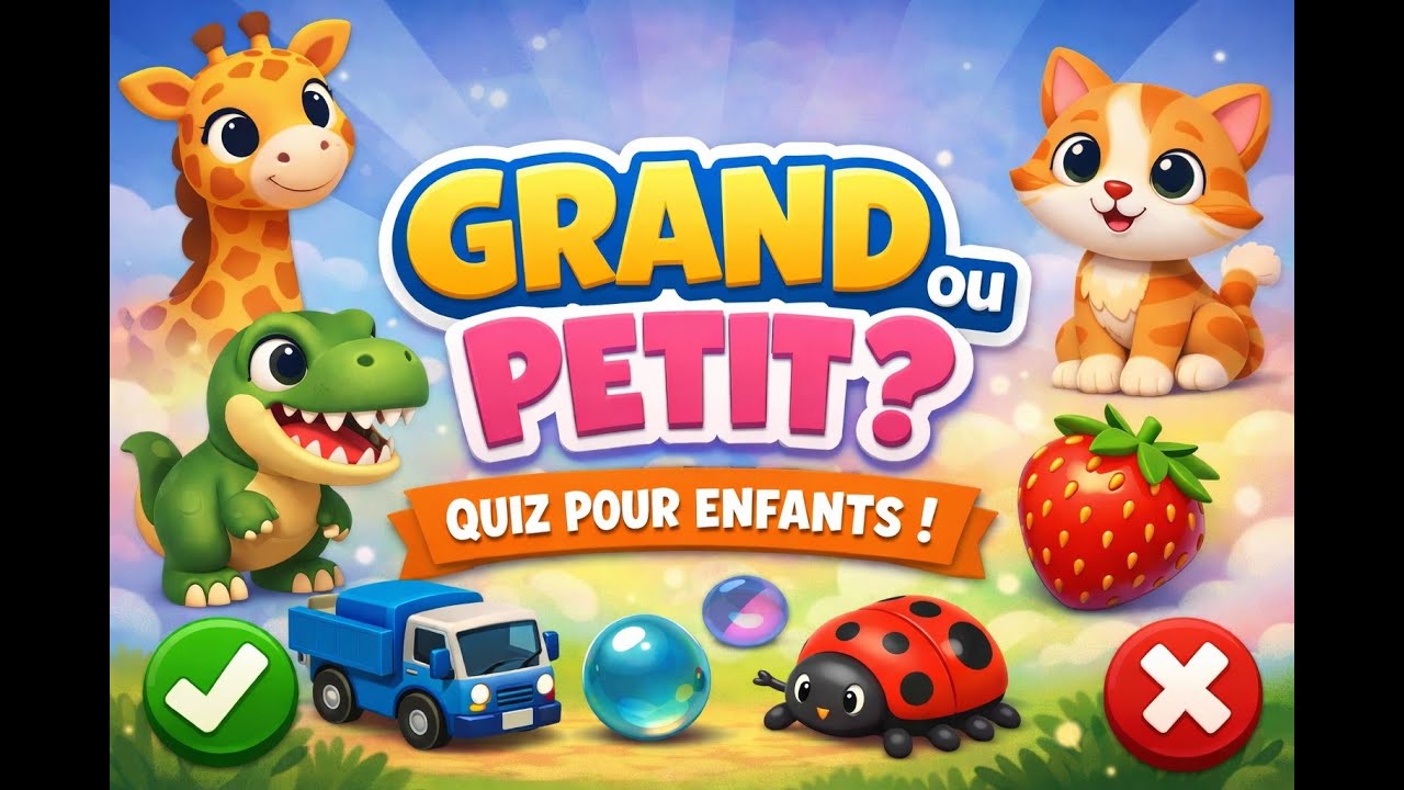 🎈 Grand ou petit ? Devine En 5 secondes !