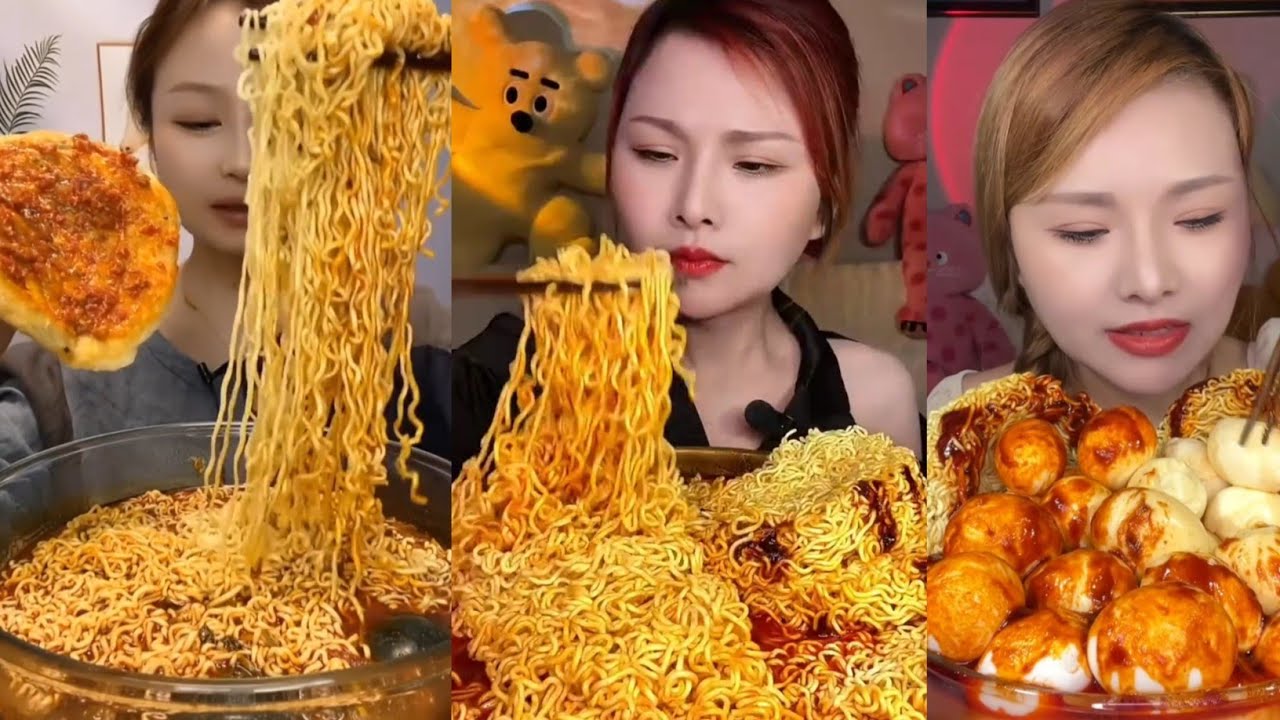 [ MUKBANG ASMR ] Ep 10 Massive Fire Noodles Challenge!! 🔥 | No Talking ASMR Eating Show 