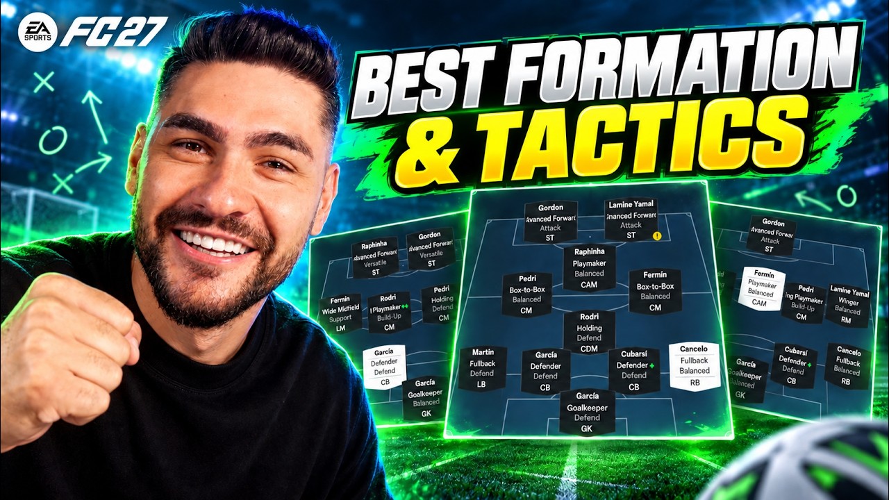 ЛУЧШИЕ СХЕМЫ И ТАКТИКИ В EA FC 27 ДЛЯ СТАРТА В ULTIMATE TEAM И ПОБЕД В МАТЧАХ! 🔥