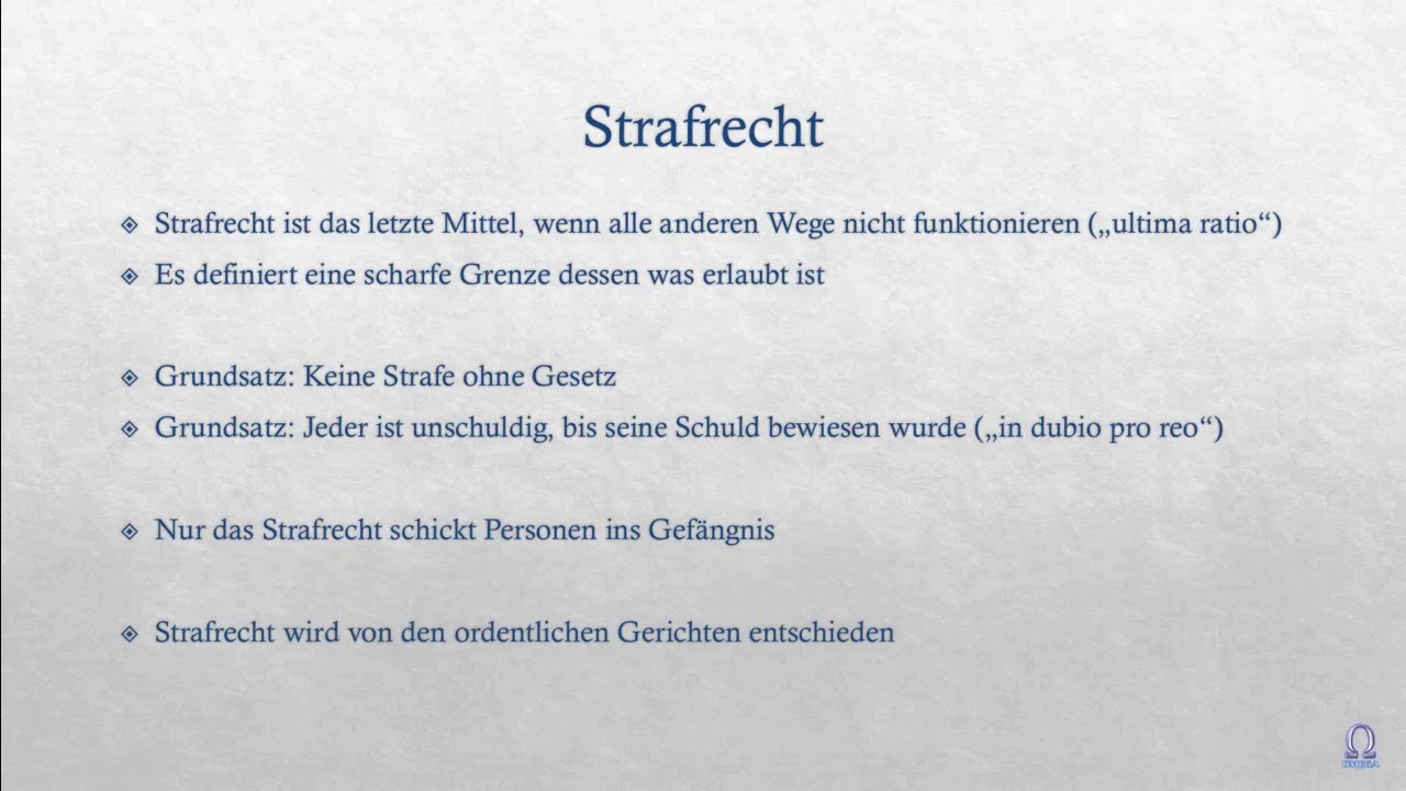 Privatrecht? Öffentliches Recht? Strafrecht? Was unterscheidet die Rechtsbereiche?