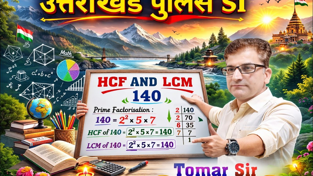 UTTARAKHAND POLICE S.I 2026 | HCF AND LCM  | Uk SSSC | UKPSC | TOMAR SIR