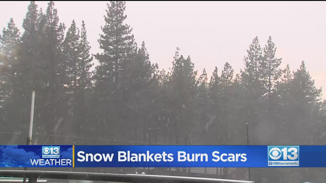 Snow Falls on Massive Caldor Wildfire Footprint, Helps Firefighters