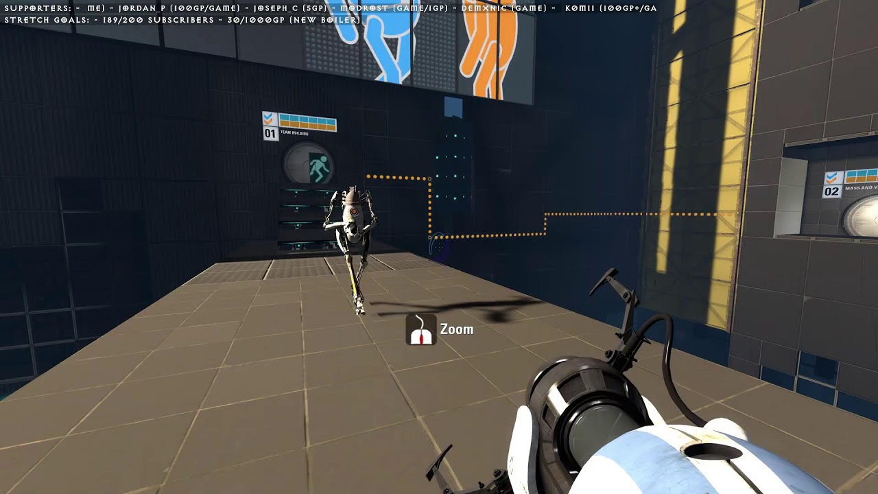 BBG's Livestream! | Portal 2 Co-op (Feat. Llama)
