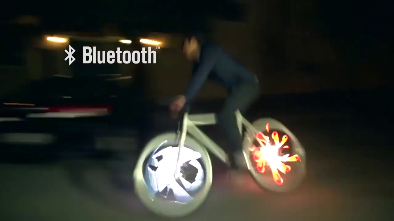 3D Bicycle Spoke LED Lights-lluminate（Programmable color）