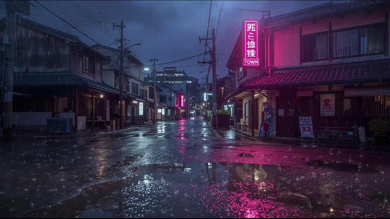 Rainy Night Lofi Mix 🌙 Calm Chillhop Beats to Relax, Study & Sleep #66