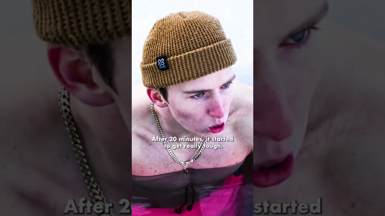 Моя самая длинная ледяная ванна в жизни! #шорты
