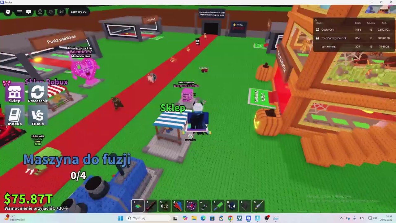 Gramy w roblox (kotynuuacja)