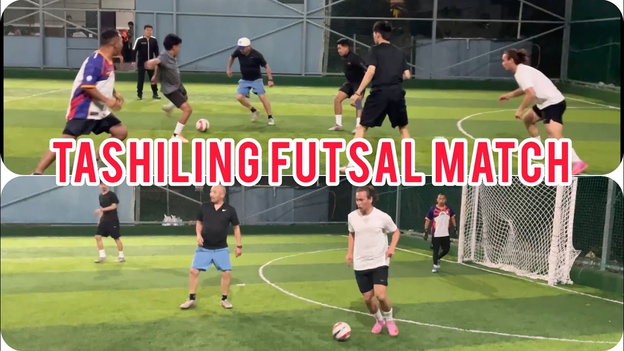 Tashiling guys friendly futsal match #tibetanvlogger #youtuber #tibetanyoutuber 