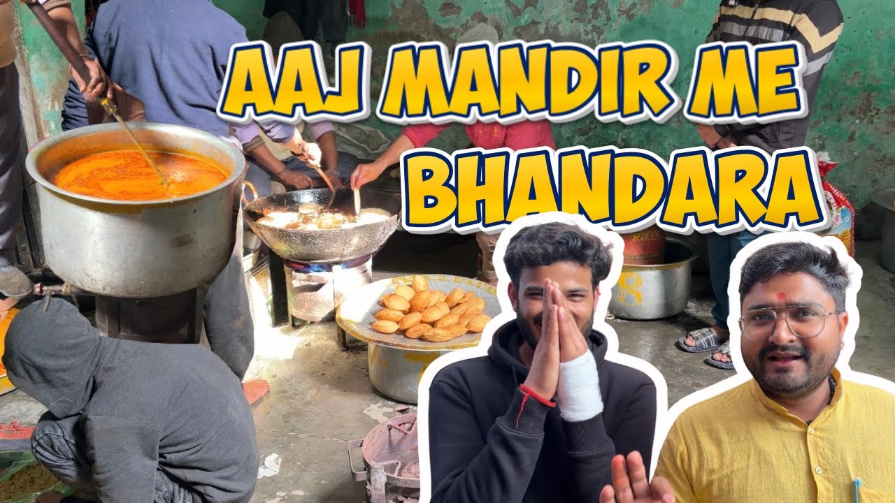 Aaj Mandir Me Bhandara 🍛🙏 | Free Bhojan & Bhakti Vibes | Meerut Vlog