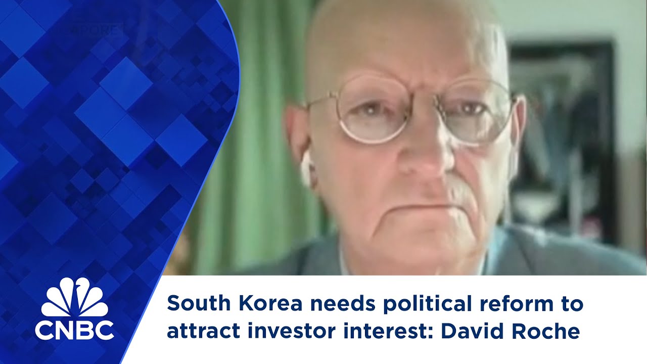 South Korea needs political reform to attract investor interest: David Roche