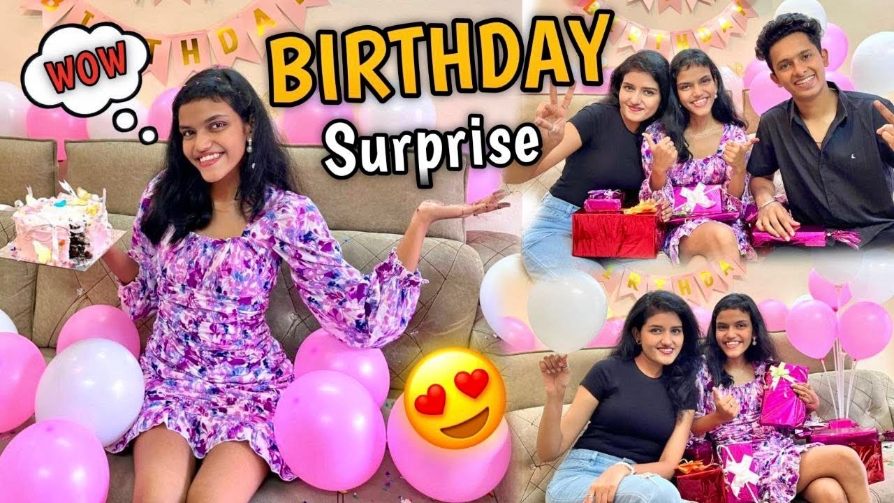 Manasvi ko mila Best Birthday Surprise😍🥳 *She got emotional🥹*