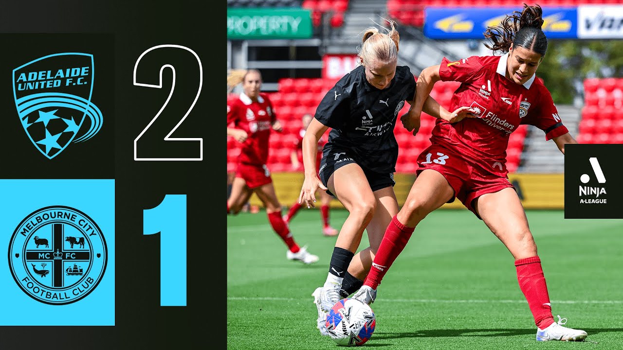 ALW Highlights: Adelaide 2-1 City | City go down in tough battle at Coopers ⚔️