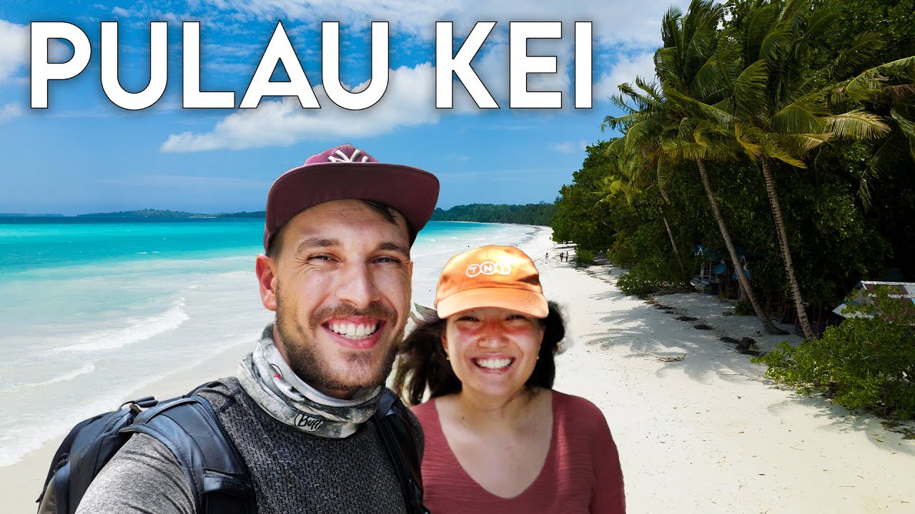 5000 METER White Sand Beach In Indonesia 🇮🇩 - Kei Islands - Ngurbloat 💜