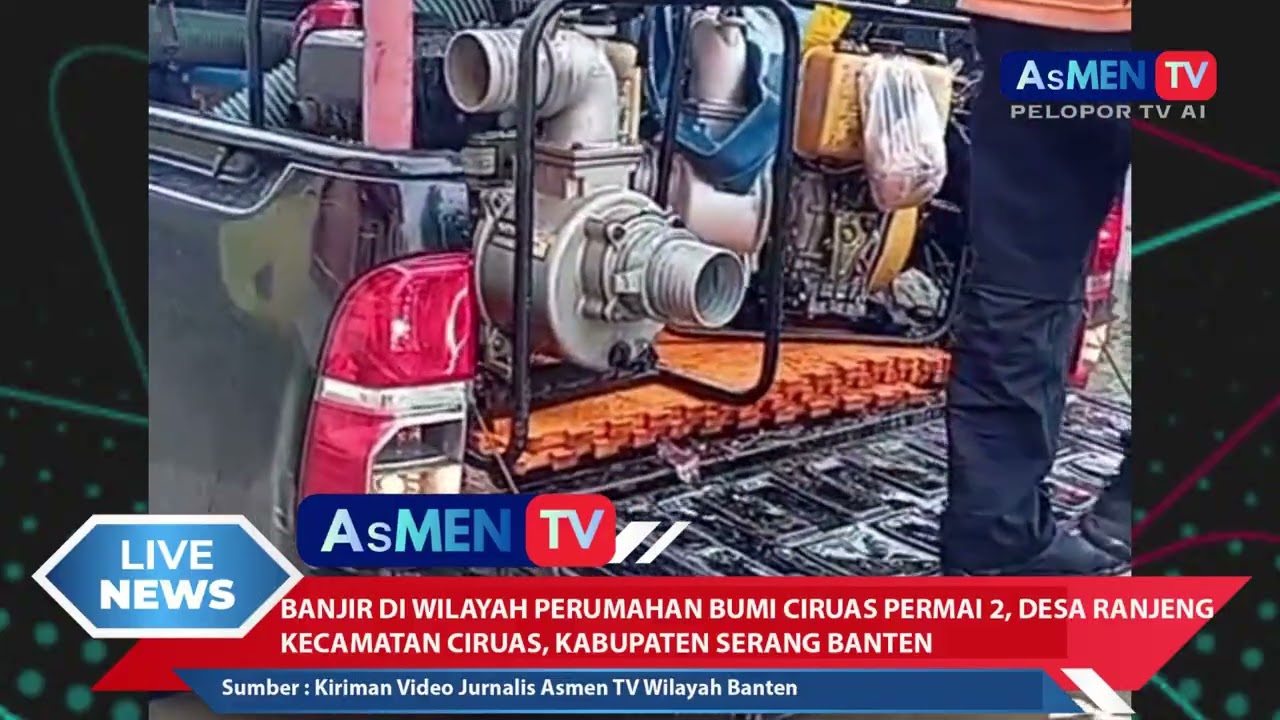 BANJIR DI PERUMAHAN BUMI CIRUAS PERMAI 2, KABUPATEN SERANG, PROVINSI BANTEN