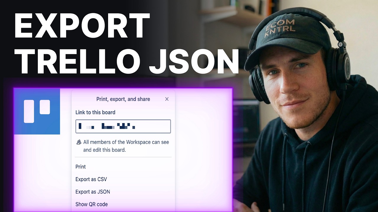 How to export JSON data from Trello (2026) | Board Export