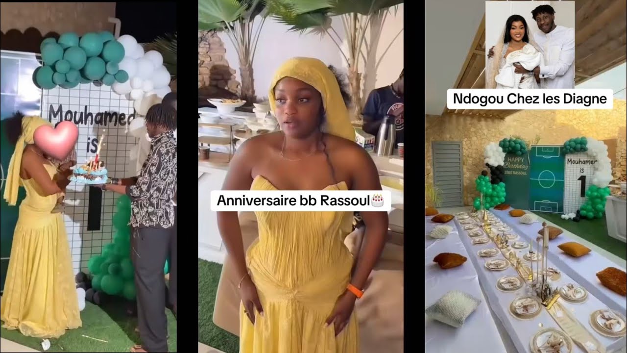 Anniversaire du fils de Diarra Thiès et Alioune Diagne