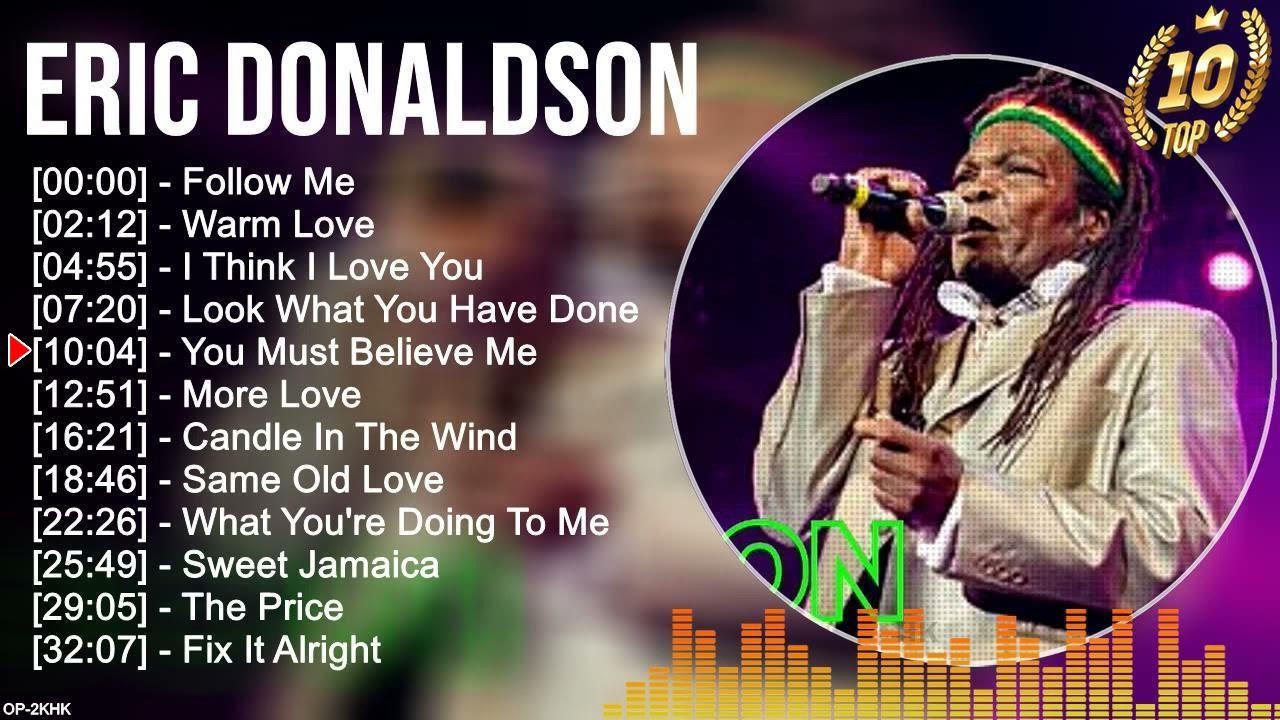 Eric Donaldson Greatest Hits 2022 - The Best Of Eric Donaldson 2022 - Eric Donaldson Songs