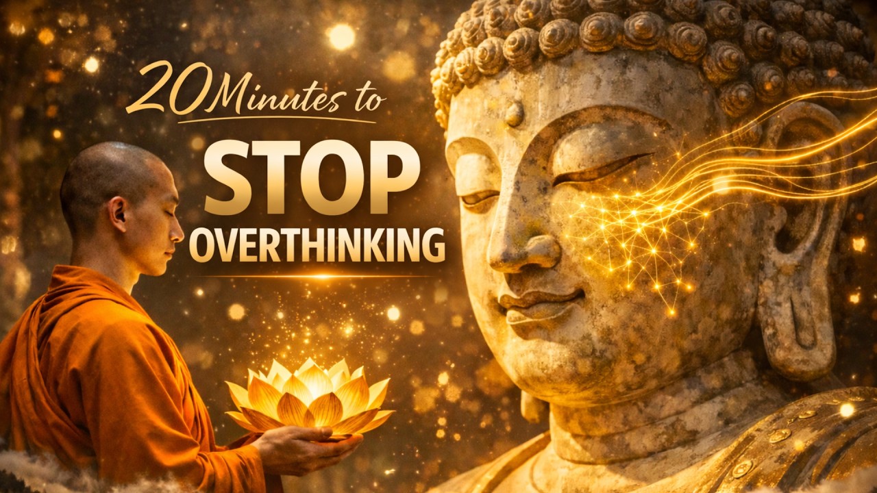20 minute Stop Overthinking: Deep Meditation Music | Stress, Anxiety & Depression Relief (No Ads)