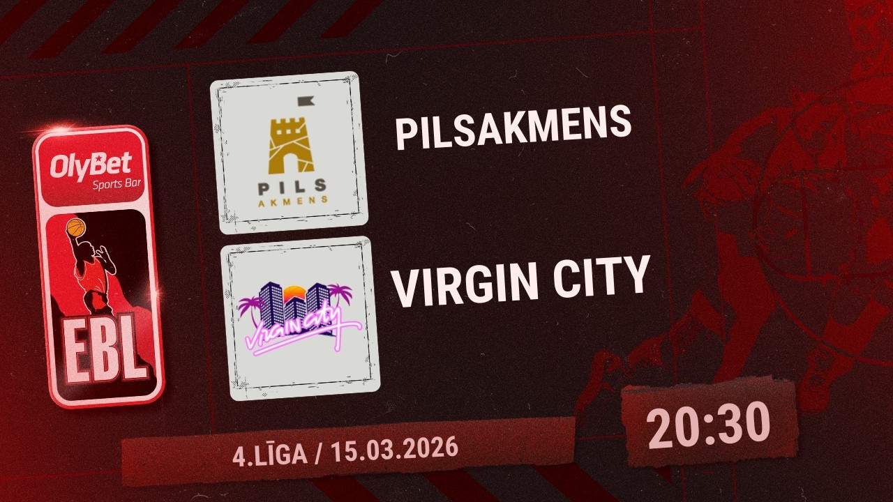 Olybet basketbola līga: Pilsakmens - Virgin City (4.līga 1/8 fināls)