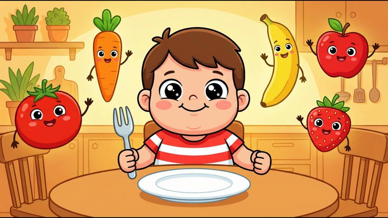 Chrup Chrup Chrup! 🥕 Piosenka o Warzywach i Owocach | Piosenki dla dzieci