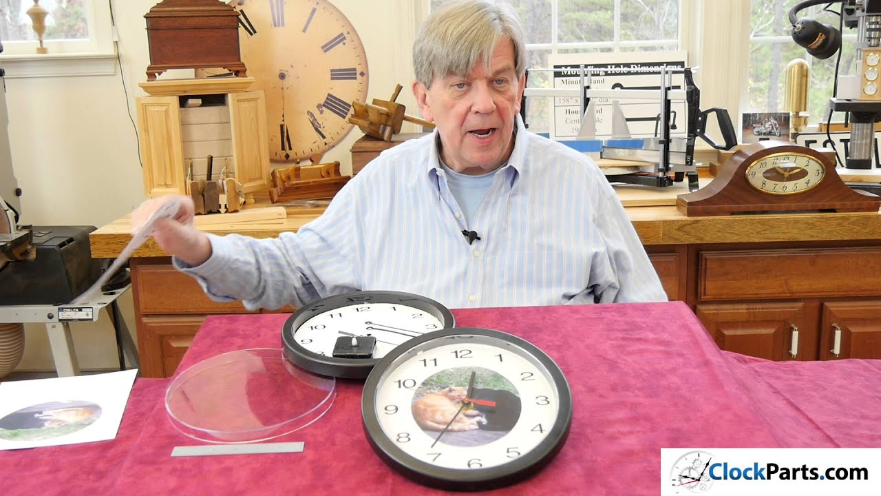 DIY Clock Kit to Build a Custom Wall Clock