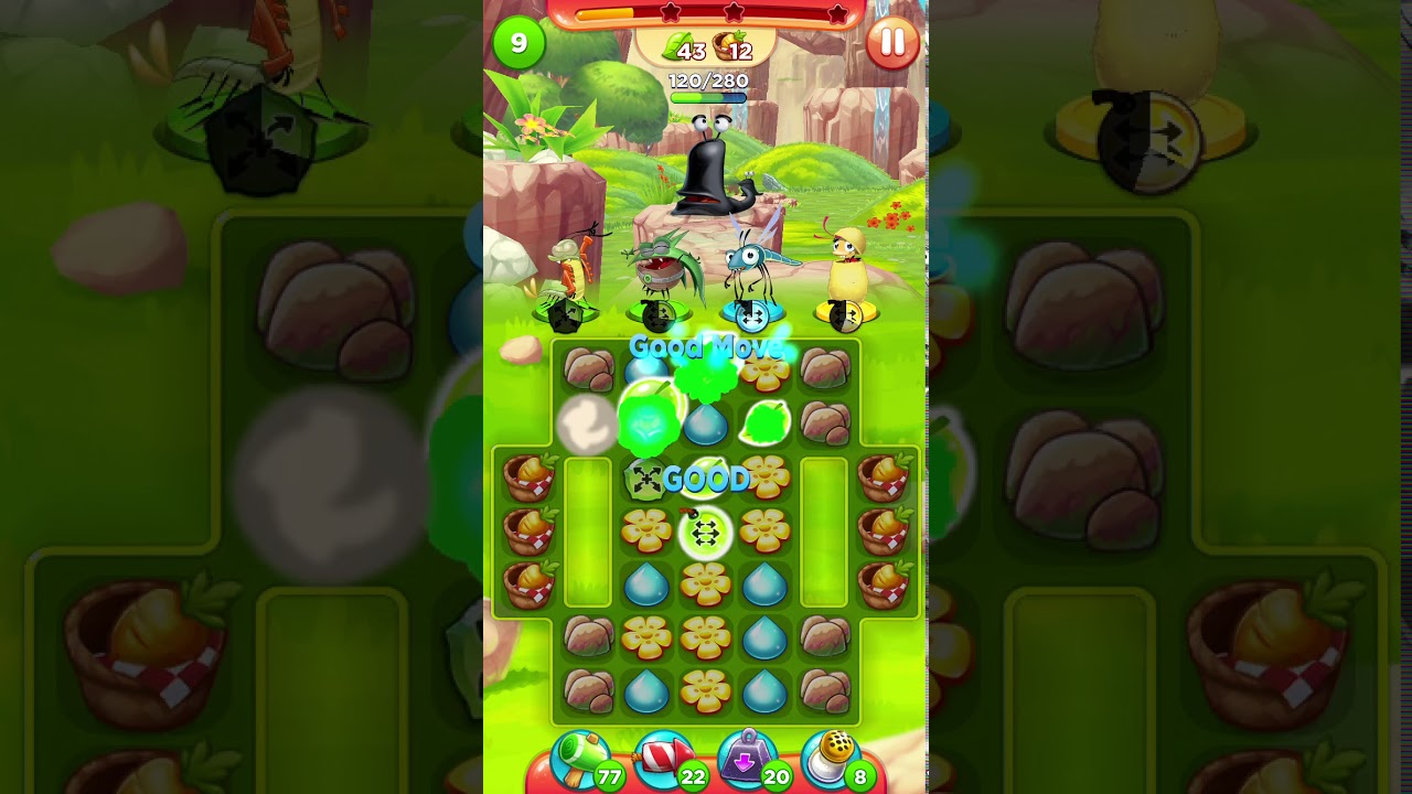 Best Fiends STARS 491 gameplay