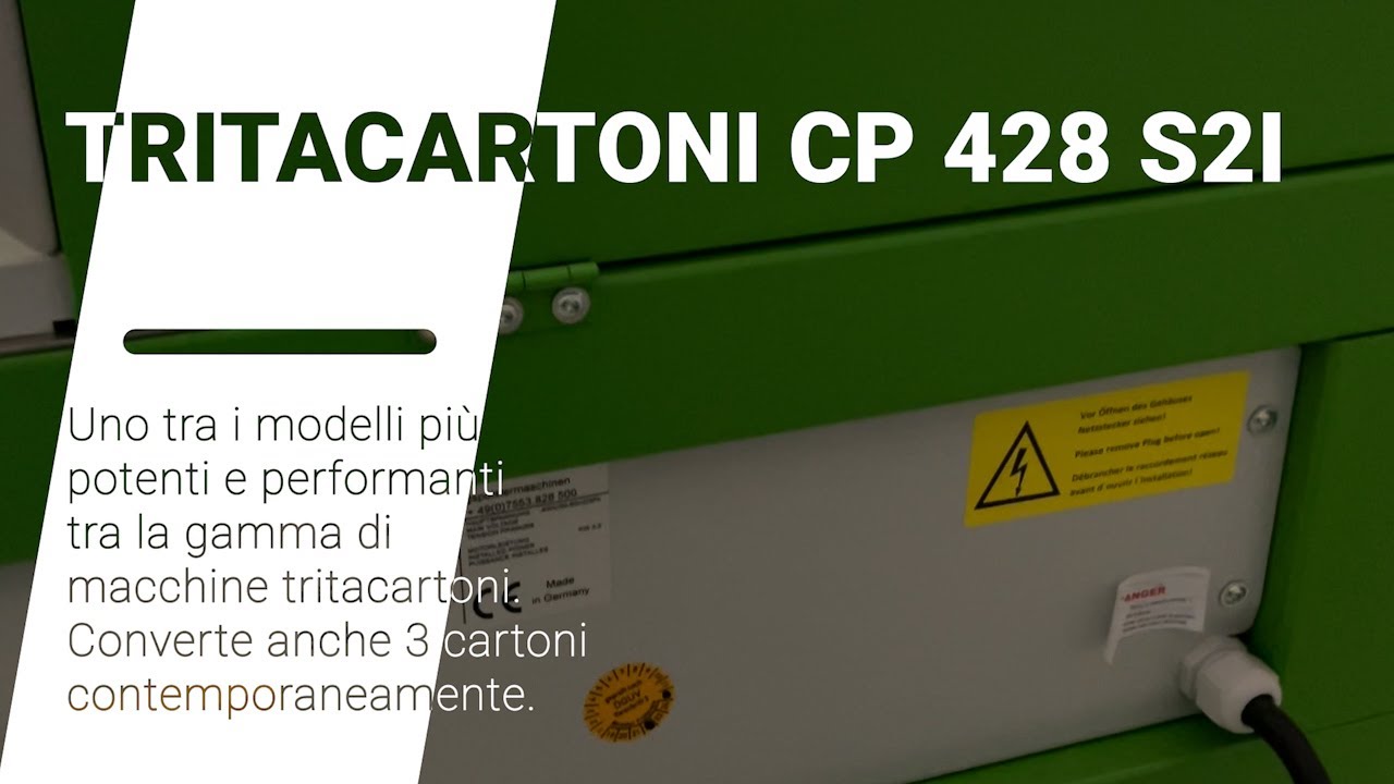 Tritacartoni CP 428 S3I | Sofair srl