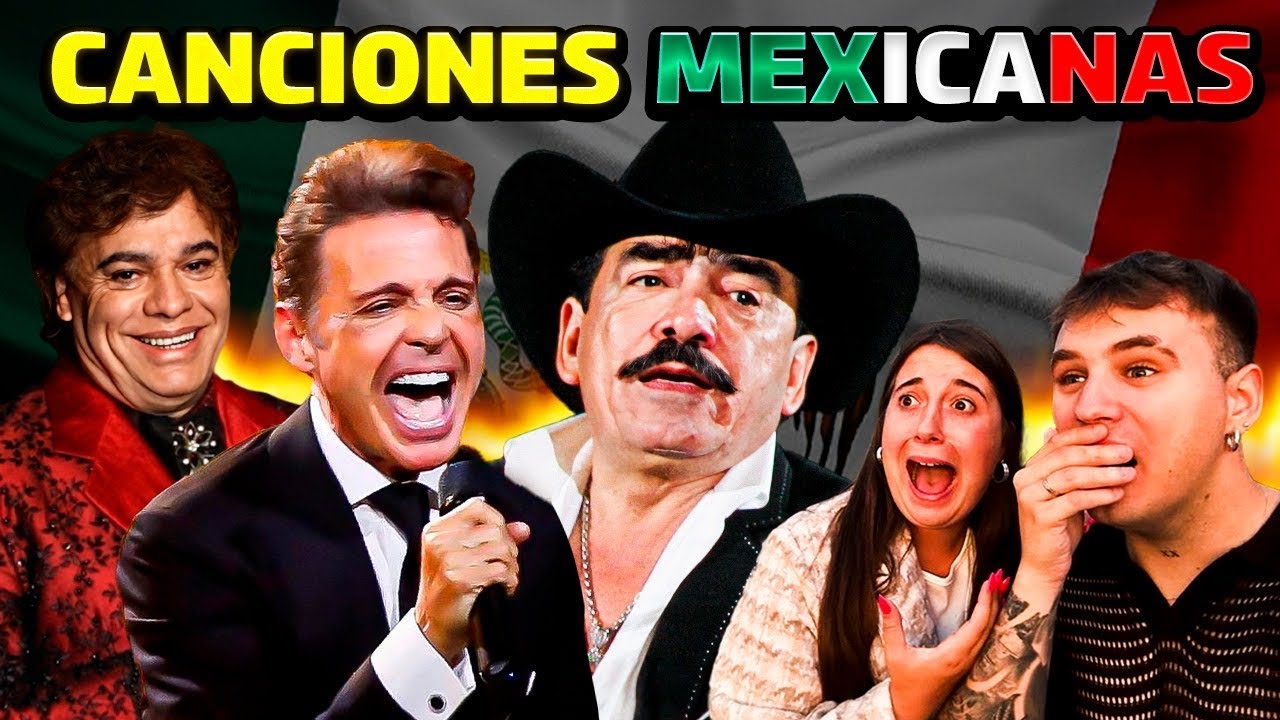 🇪🇸 ESPAÑOLES REACCIONAN a CANCIONES MEXICANAS 🇲🇽 MÁS ESCUCHADAS EN EL MUNDO 😱 **épico**
