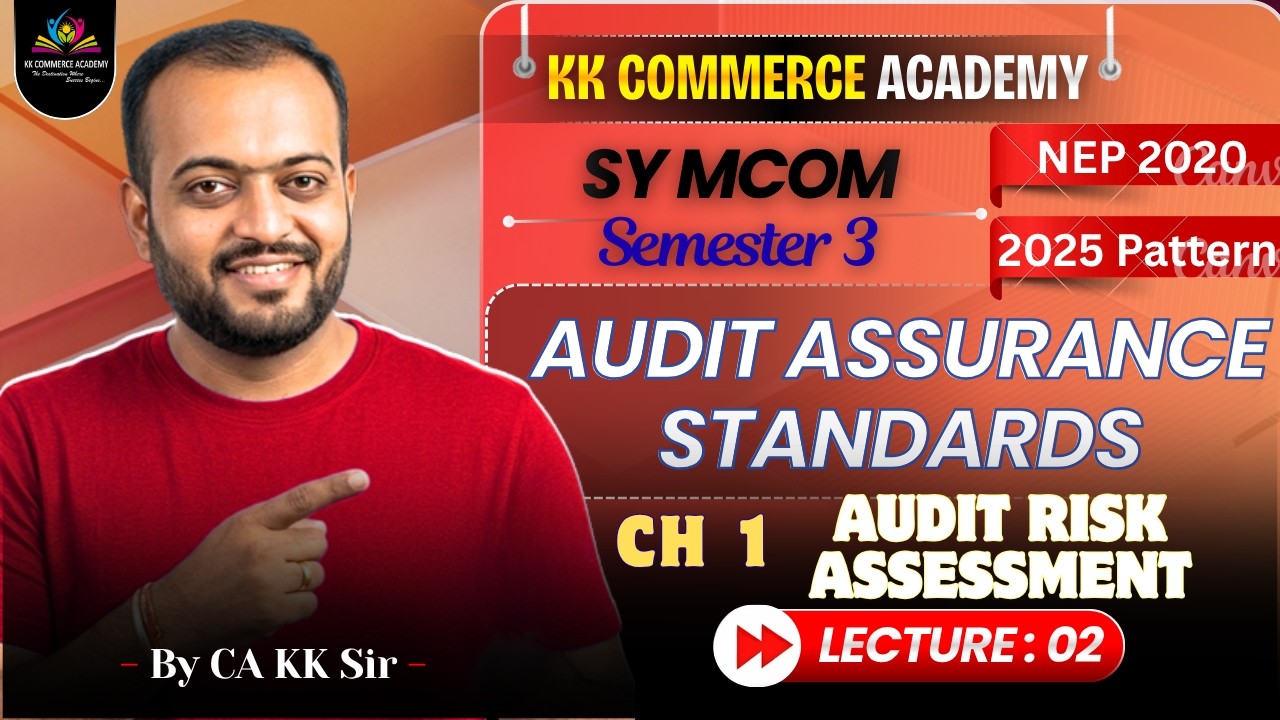SY MCom Semester 3 I Audit Assurance Standards I NEP 2020 I Chapter 1 Audit I Lec 2 I 2025 Pattern