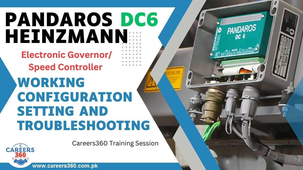 PANDAROS DC 6 HEINZMANN, Working , Configuration ,Setting and troubleshooting -Speed Controller