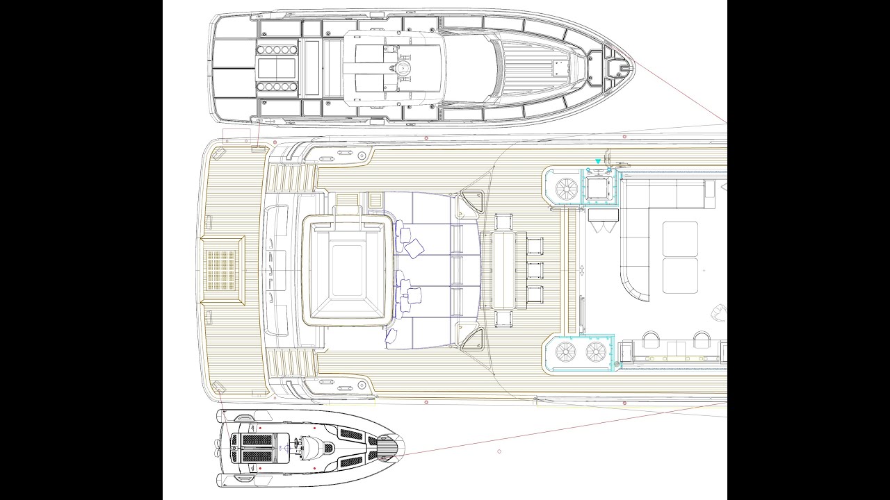 Transom Cleat Position For Superyacht Tenders