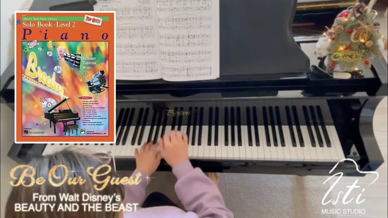 【Alfred’s Basic Piano Library Solo Book Level 2】Be Our Guest | from Beauty And The Beast