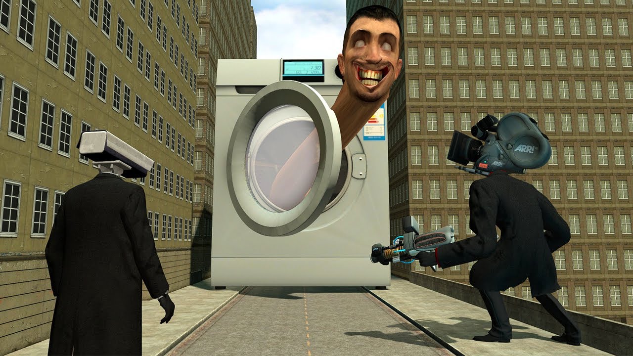 NEW SKIBIDI WASHING MACHINE VS CAMERAMAN AND SPEAKERMAN BOSSES In Garry's Mod!