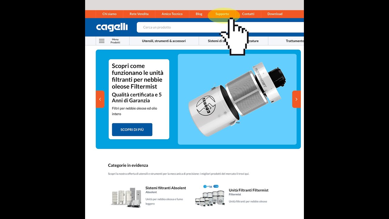 Supporto tecnico Cagelli, scopri tutti i servizi dedicati
