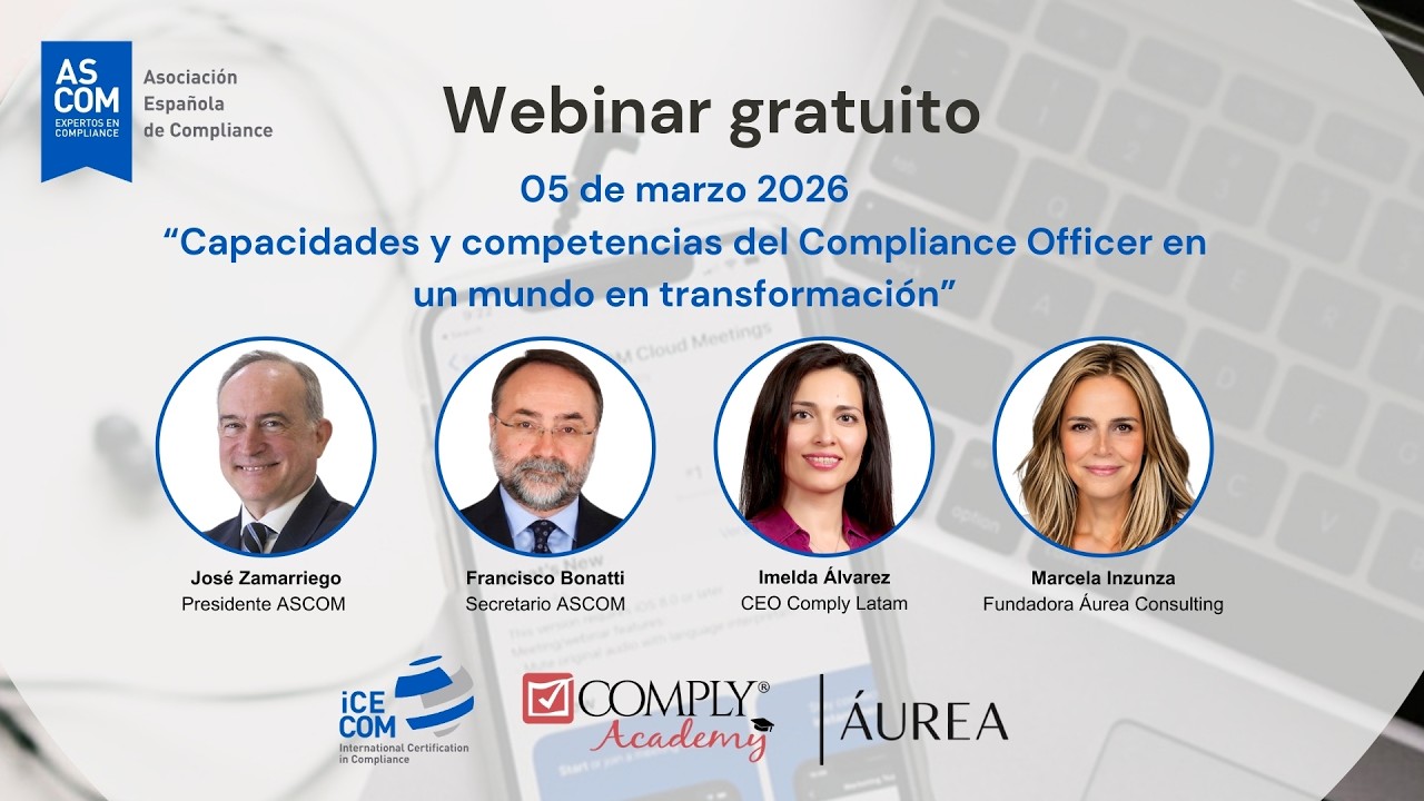 Webinar 05/03/2026 de ASCOM - Comply Latam - Áurea Consulting
