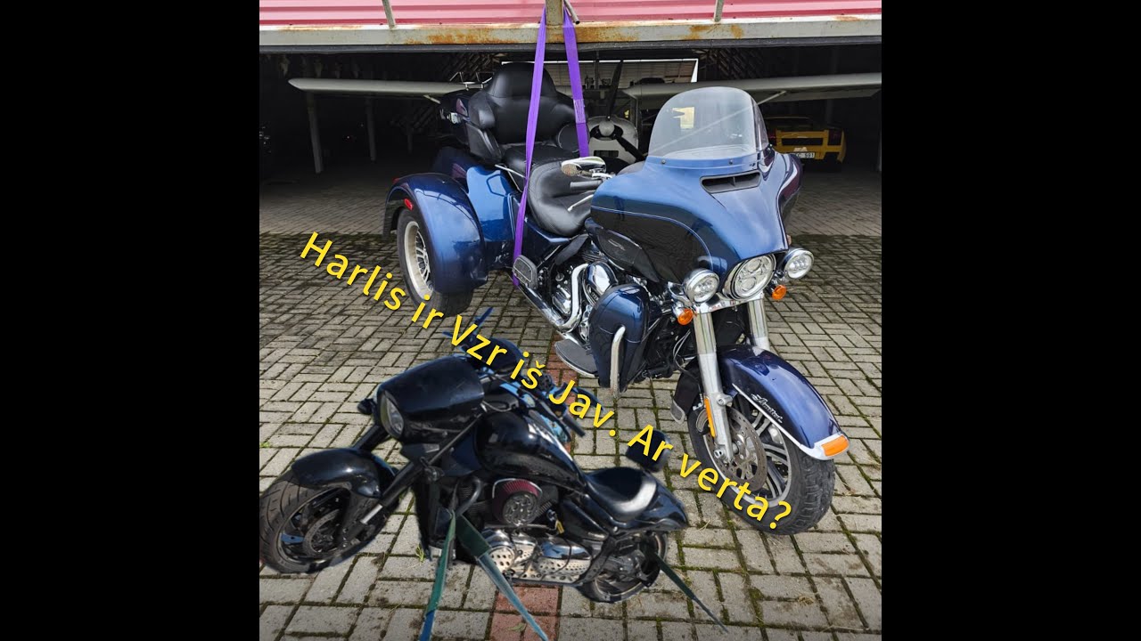 Ar verta pirkti motociklus JAV aukcione? Grįžo Harlis ir Suzuki Vzr.